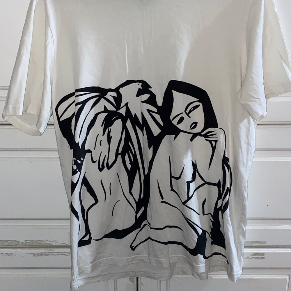 OAMC Shirt with Black Logo Patch